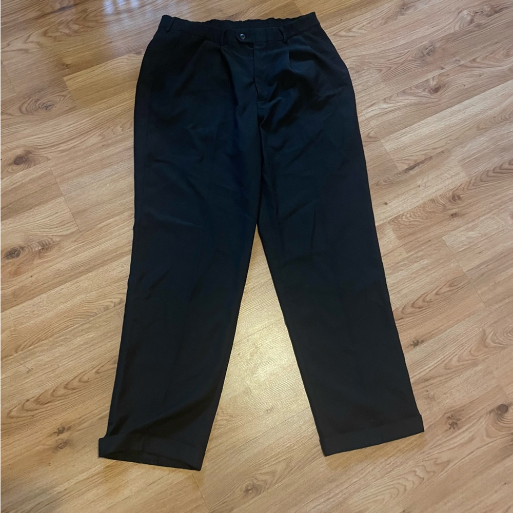Black Trousers slacks dress pants 36x32 men’s